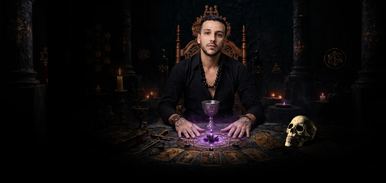 Azazel Qayin before his altar
